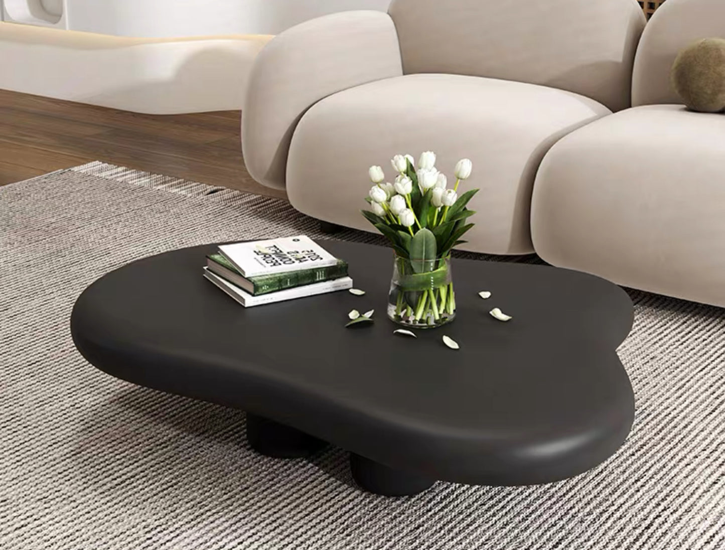 Matte Black Coffee Table