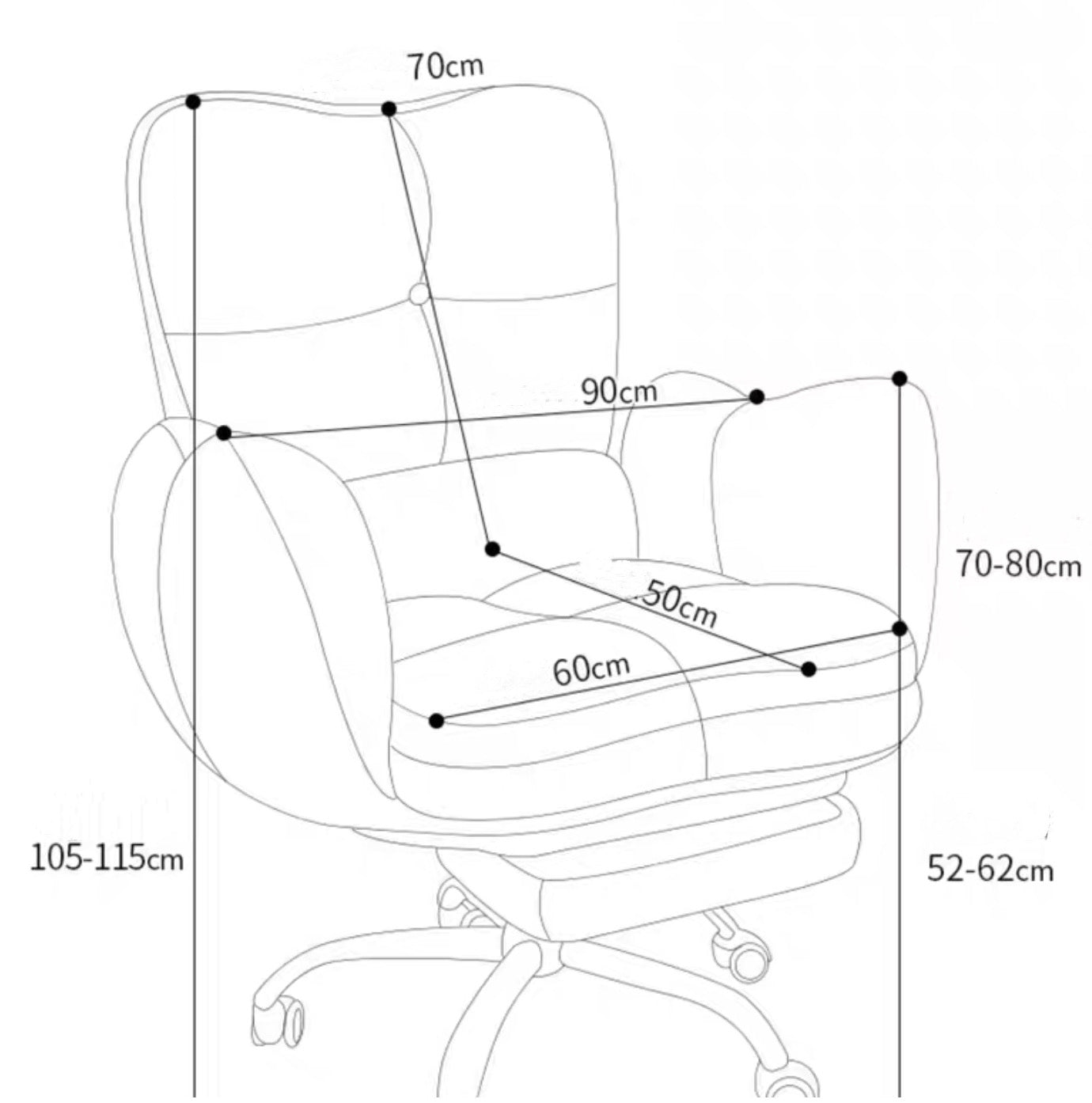 Comfortable Swivel Desk Chair