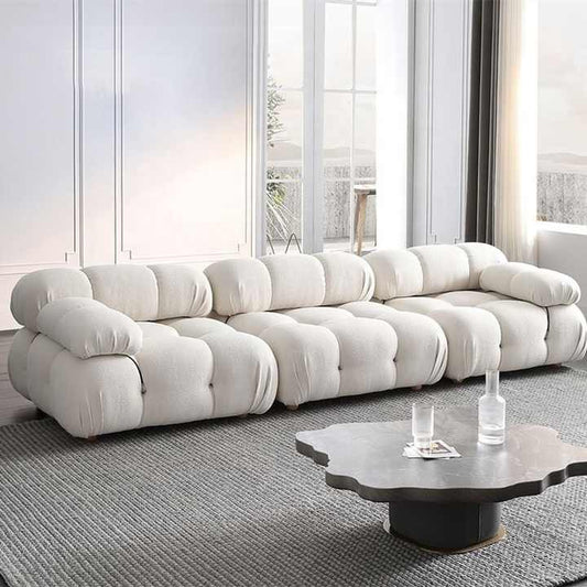 Luxury Sectional Sofa in White